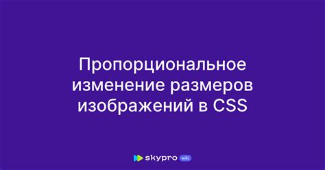 Определение размеров изображений на CSS