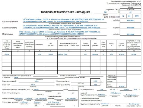 Определение товарной накладной и ТТН