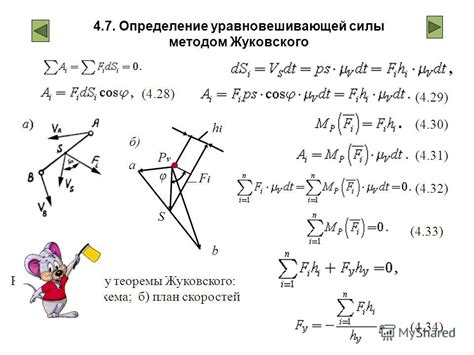 Определение уравновешивающей силы