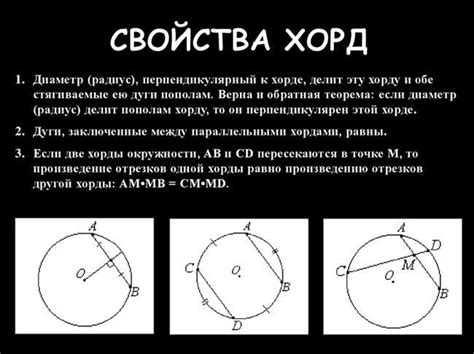 Определение хорды окружности