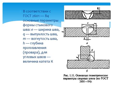 Определение целей и условий сварки