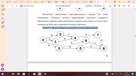 Определите длительность выполнения