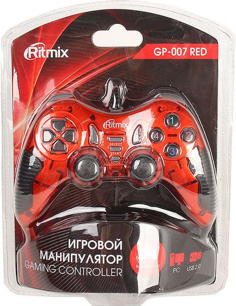 Оптимизация джойстика Ritmix для игр различных жанров