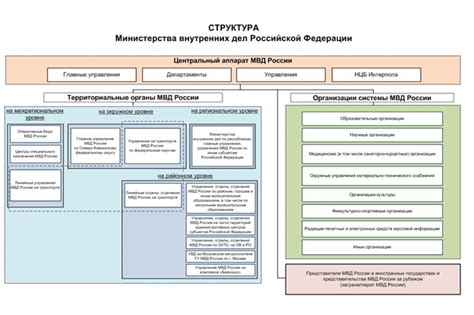 Организационная структура МВД