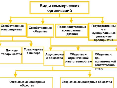 Организационно-правовые формы