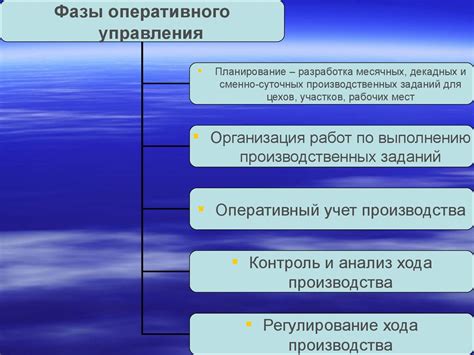 Организация производства или предоставления услуг