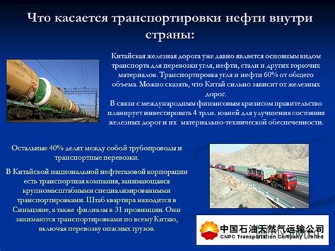 Организация транспортировки нефти