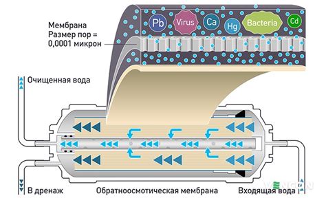 Основной материал мембраны обратного осмоса