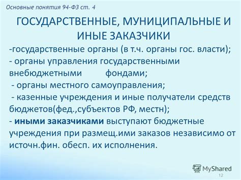 Основные аспекты управления государственными и муниципальными закупками