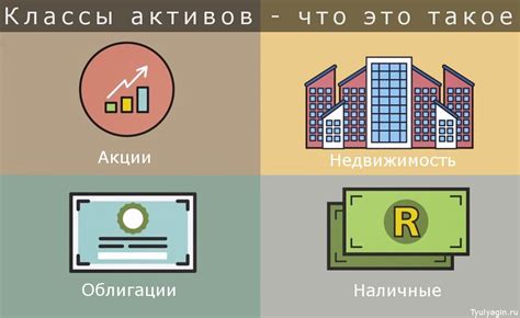 Основные виды активов и их характеристики