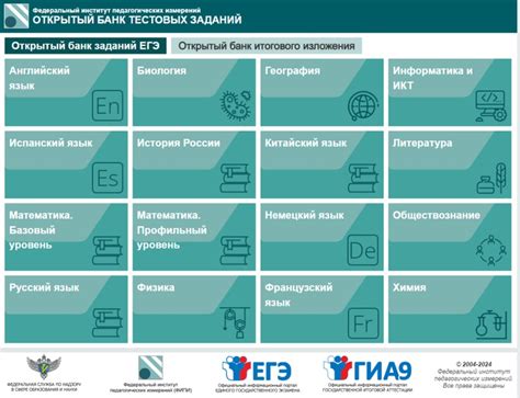 Основные возможности открытого банка заданий ФИПИ ОГЭ