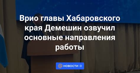 Основные главы работы