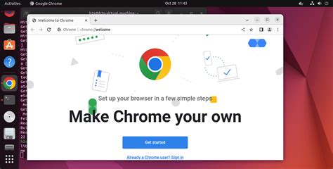 Основные настройки Chrome на Ubuntu 20.04