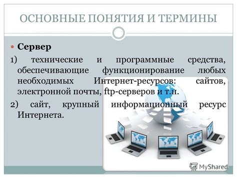 Основные понятия FTP