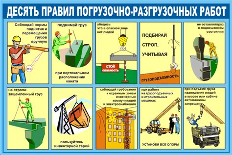 Основные принципы безопасности при цикле работы крана