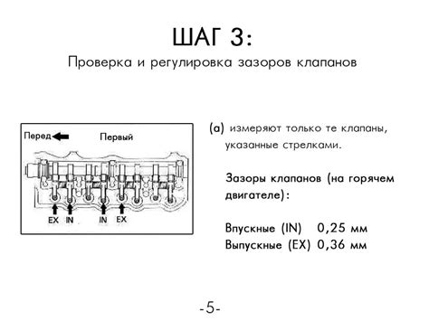 Основные принципы регулировки клапанов