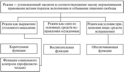 Основные принципы функционирования колоний общего режима