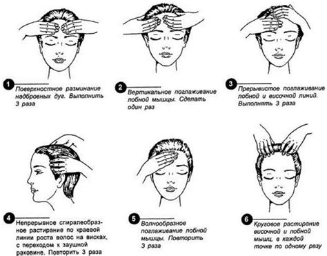 Основные техники массажа головы