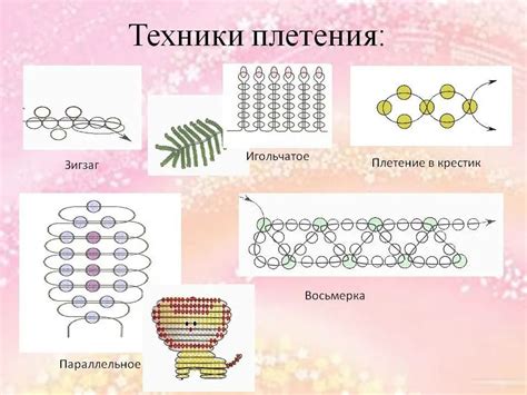 Основные техники связывания бисера