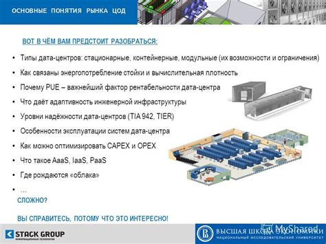 Основные типы дата центров