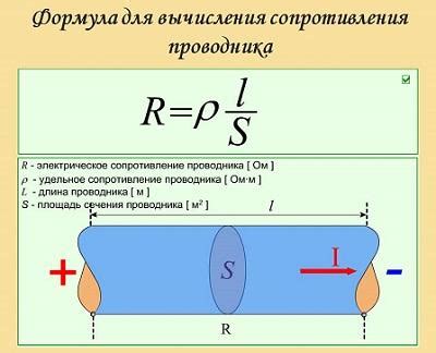 Основные факторы, влияющие на электрическое сопротивление проводника