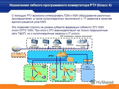 Основные функции коммутатора