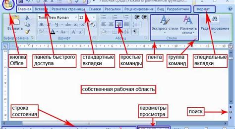 Основные функции Microsoft Word