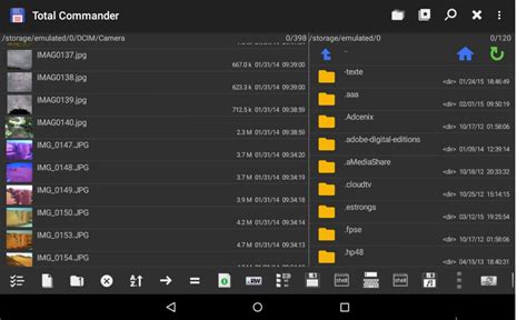 Основные функции Total Commander на мобильном телефоне