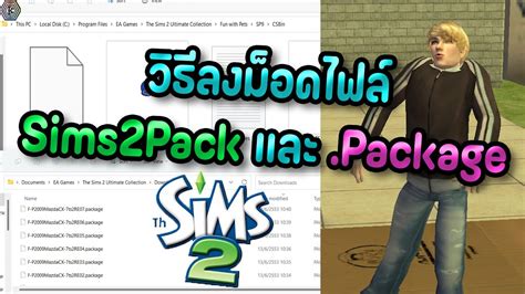 Основные шаги установки пакетов Sims2pack для Sims 2