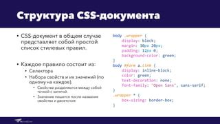 Основы использования CSS-свойства display none