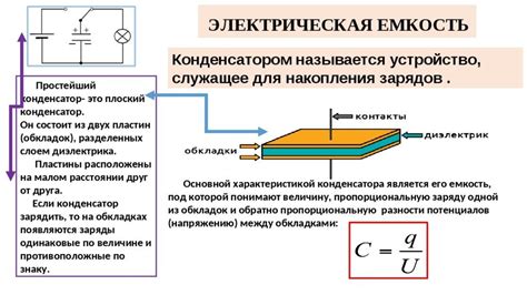 Особенности использования плоского конденсатора