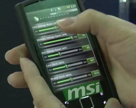 Особенности использования MSI Afterburner на Android