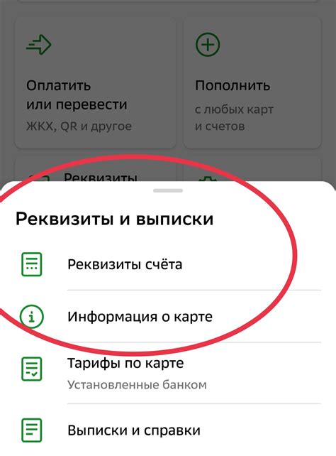 Особенности и возможности раздела "Реквизиты счета"