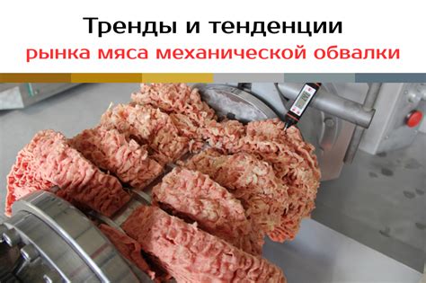 Особенности и характеристики мяса индейки механической обвалки