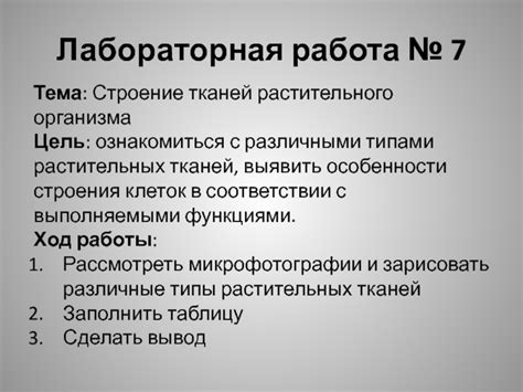 Особенности работы с различными типами тканей