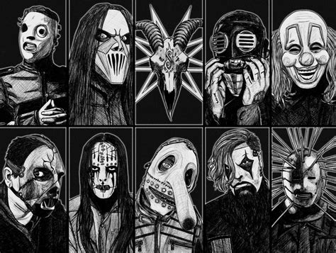 Особенности рисования маски вокалиста Slipknot