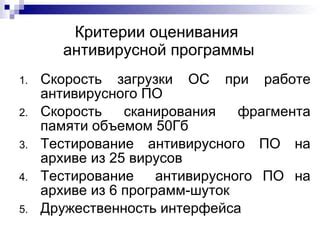 Остановка антивирусного сканирования