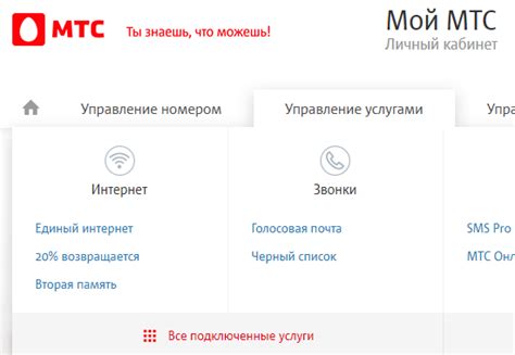 Отключение переадресации через личный кабинет оператора