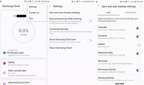 Отключение резервного копирования на Android Samsung