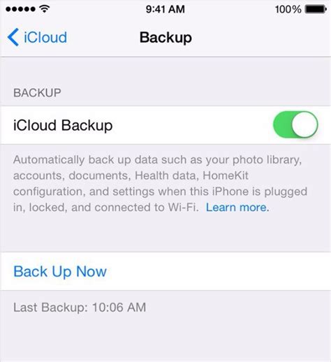 Отключите учетную запись iCloud от устройства