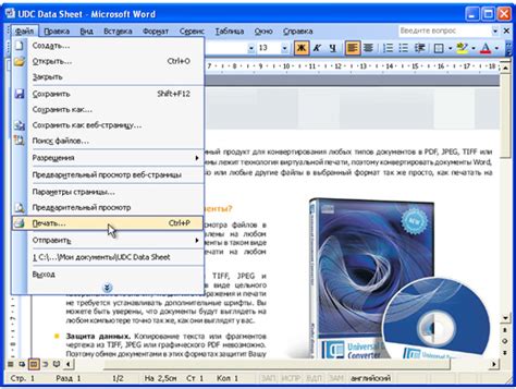 Откройте созданный PDF-документ