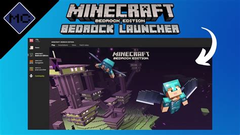 Откройте Minecraft Bedrock Edition