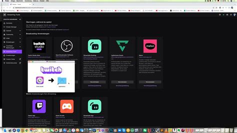 Откройте Twitch Studio и запустите стрим