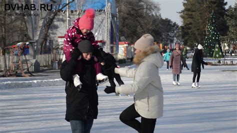 Открытие катка на набережной