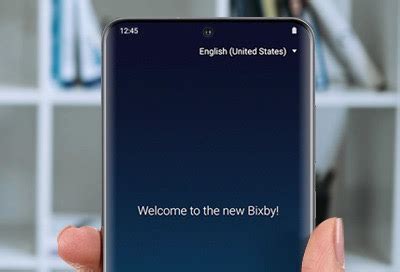 Открытие приложения Bixby