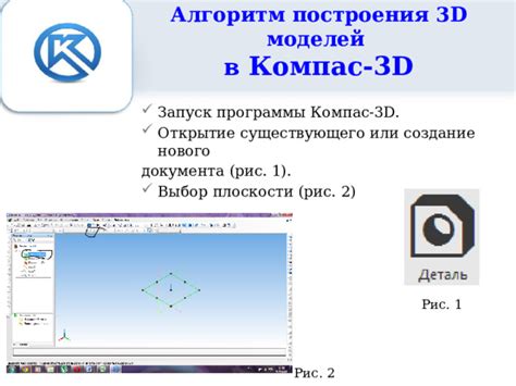 Открытие программы Компас