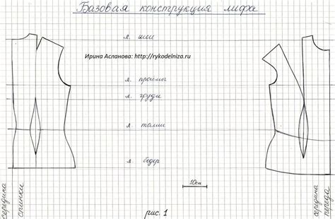 Отличия увеличенной выкройки от оригинала