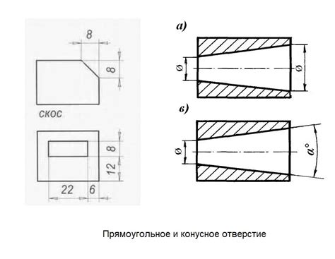 Отмечаем место для отверстия под голову