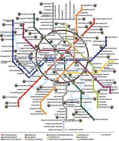 Отображение местоположения детских заведений на карте Москвы