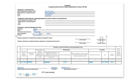 Отправка отчета СЗВ-ТД в Систему межведомственного электронного взаимодействия